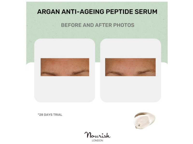Nourish London Argan Anti-Ageing Peptide Serum – Βιολογικός Ορός Aντιγήρανσης Προσώπου Με Πεπτίδια