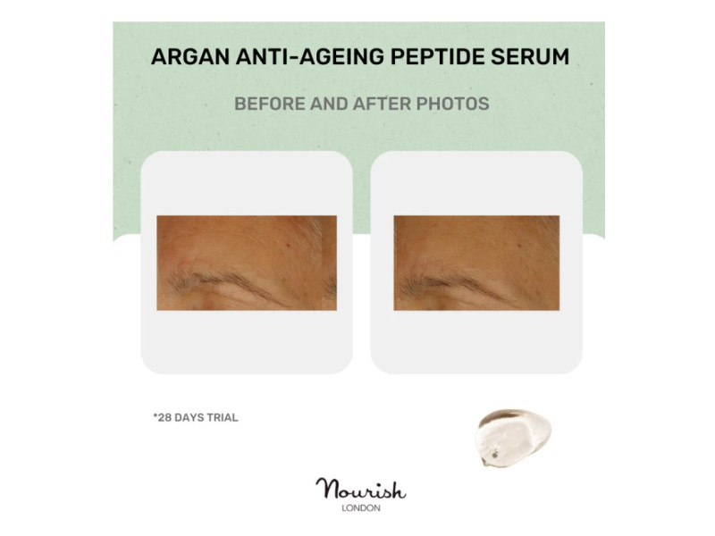Nourish London Argan Anti-Ageing Peptide Serum – Βιολογικός Ορός Aντιγήρανσης Προσώπου Με Πεπτίδια