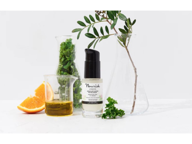 Nourish London Argan Anti-Ageing Peptide Serum – Βιολογικός Ορός Aντιγήρανσης Προσώπου Με Πεπτίδια