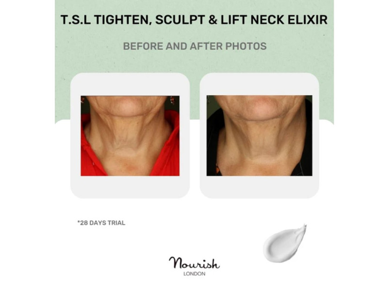 Nourish London T.S.L Tighten, Sculpt & Lift Neck Cream - Βιολογική Κρέμα Σύσφιξης & Ανόρθωσης Για τον Λαιμό