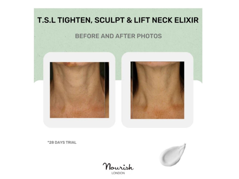 Nourish London T.S.L Tighten, Sculpt & Lift Neck Cream - Βιολογική Κρέμα Σύσφιξης & Ανόρθωσης Για τον Λαιμό