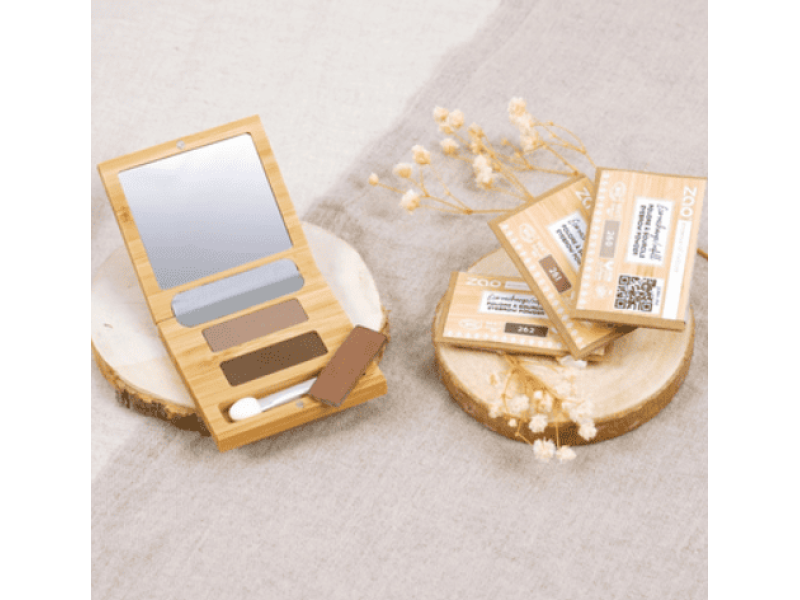 Zao Organic Eyebrow Powder Refill – Βιολογική σκιά φρυδιών (Ανταλλακτικό)