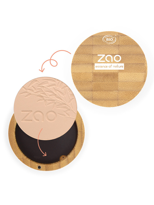 Zao Organic Compact Powder – Βιολογική Ματ Πούδρα Προσώπου