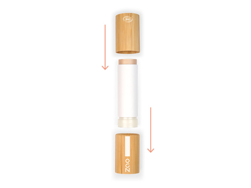 Zao Organic Shine-Up Stick 315 - Βιολογικό κρεμώδες highlighter σε stick
