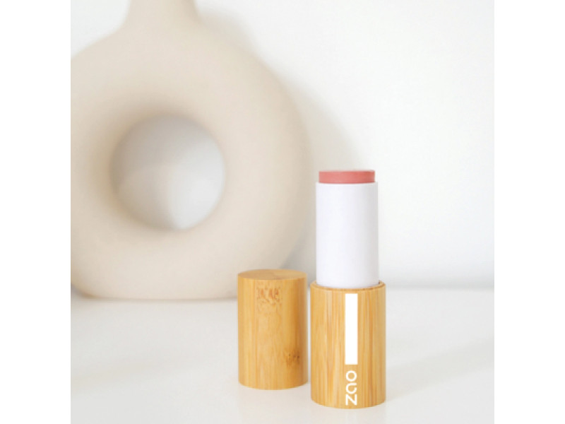Zao Organic Blush Stick – Βιολογικό κρεμώδες ρουζ σε στικ για φυσικό, υγιές χρώμα