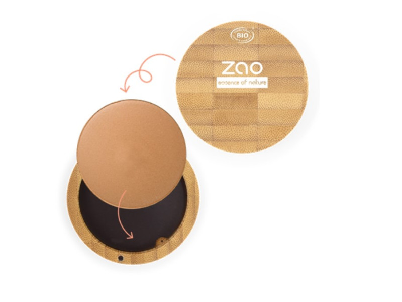 Zao Organic Mineral Cooked Powder – Βιολογική baked πούδρα για ηλιοκαμένο & ομοιόμορφο αποτέλεσμα