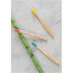 Nordics Bamboo Kids Toothbrush with Yellow Bristles