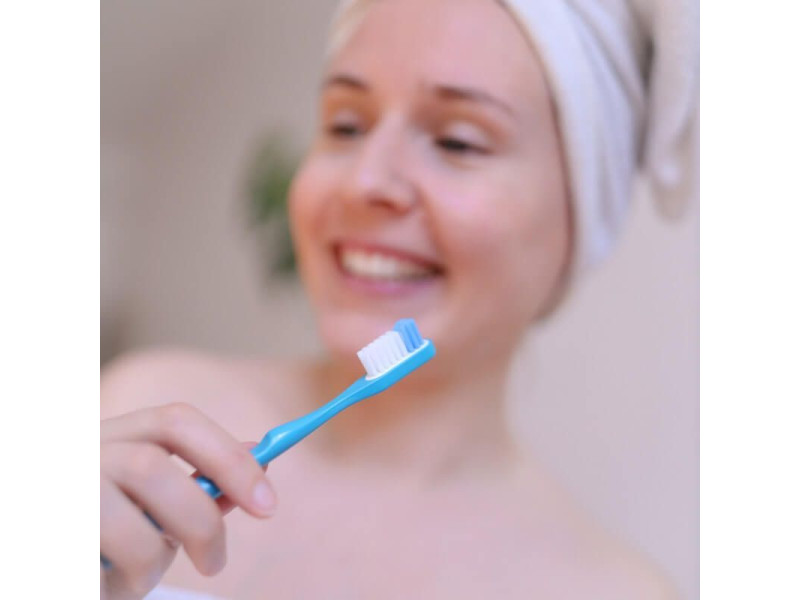 Lamazuna Toothbrush Replacement Heads Medium – Ανταλλακτικές Κεφαλές Οδοντόβουρτσας Medium, 3 τεμ.