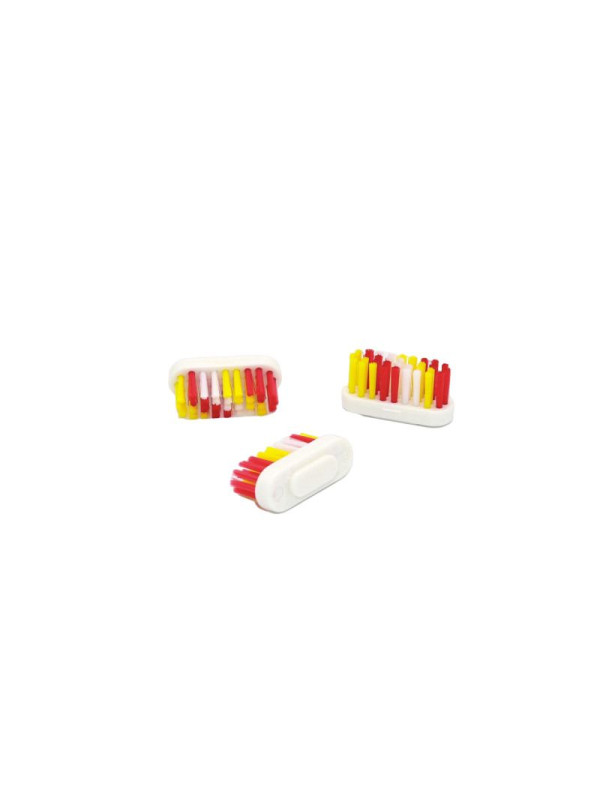Lamazuna Toothbrush Replacement Heads Soft  – Ανταλλακτικές Κεφαλές Οδοντόβουρτσας Soft, 3 τεμ.