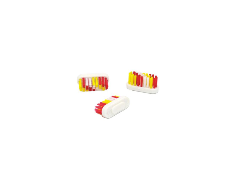 Lamazuna Toothbrush Replacement Heads Soft  – Ανταλλακτικές Κεφαλές Οδοντόβουρτσας Soft, 3 τεμ.