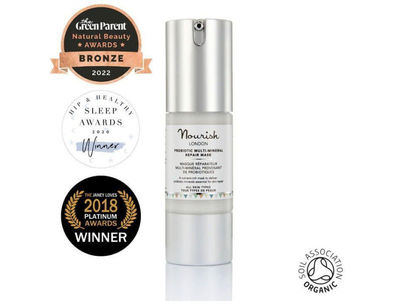 Nourish London Probiotic Multi-Mineral Repair Mask – Βιολογική Μάσκα Προσώπου Με Προβιοτικά & Μέταλλα