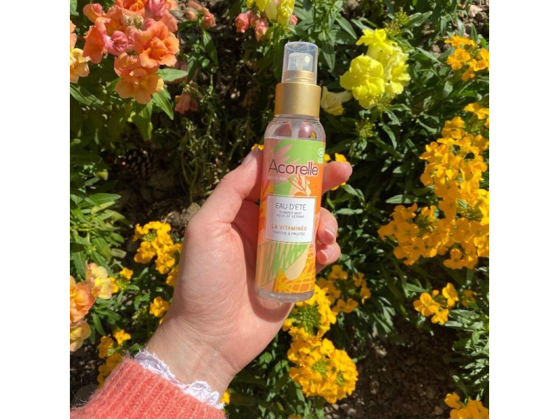 Acorelle Certified Organic Summer Mist, "La Vitaminée" - Βιολογικό, Αρωματικό, Kαλοκαιρινό Body Mist, 100ml