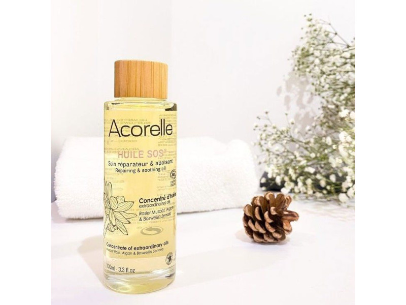 Acorelle Certified Organic SOS Oil Bio - Λάδι επαν΄΄ορθωσης και θρέψης, 100ml