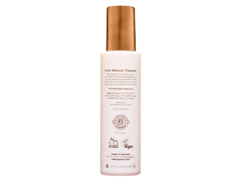 INIKA Certified Organic Phytofuse Hydrating Toning Mist, 120ml