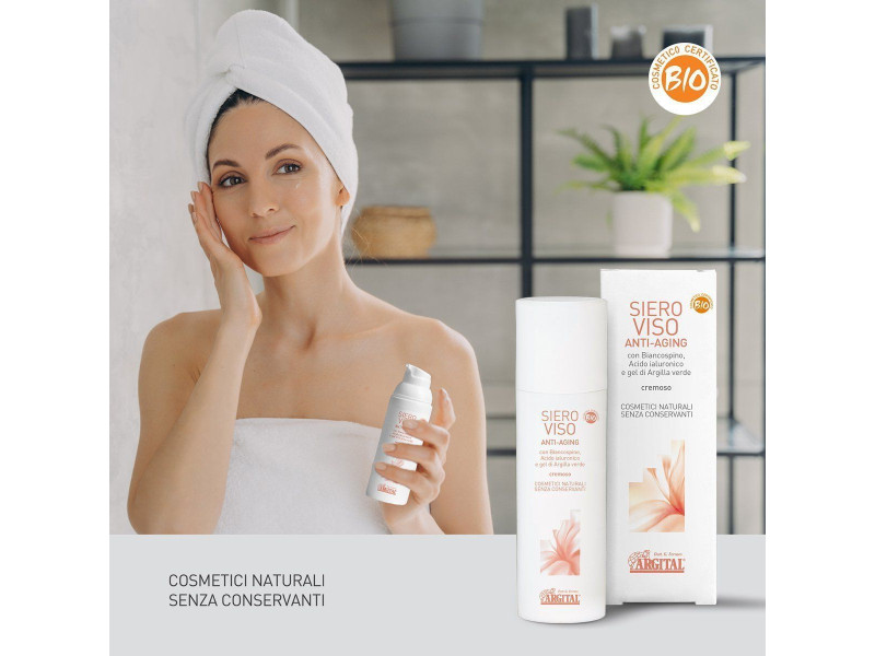 ARGITAL Anti-Aging Face Serum – Βιολογικός Αντιγηραντικός Ορός Προσώπου, 30ml