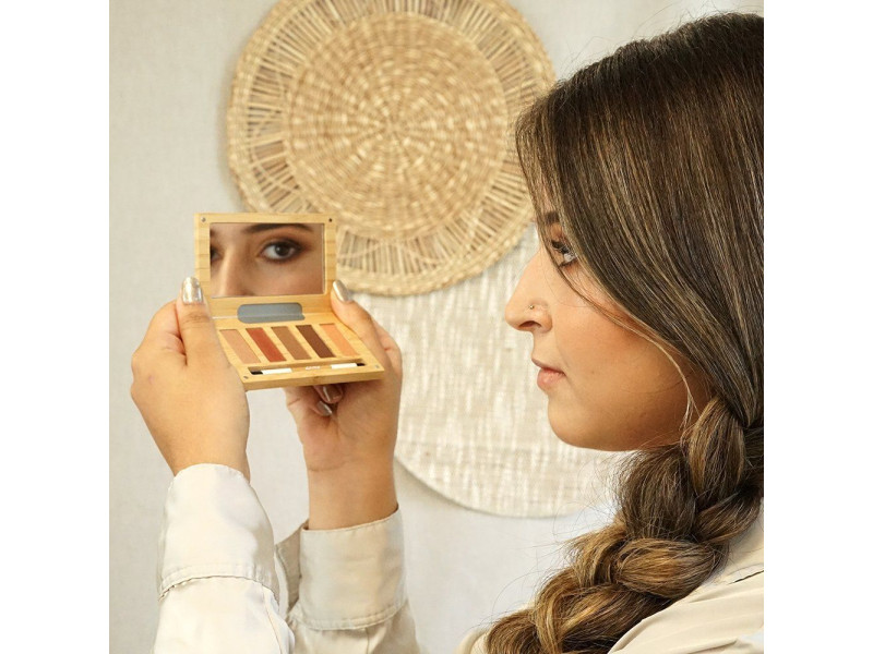 Zao Organic Palette Spicy Chic – Παλέτα Βιολογικών Σκιών με 5 Αποχρώσεις