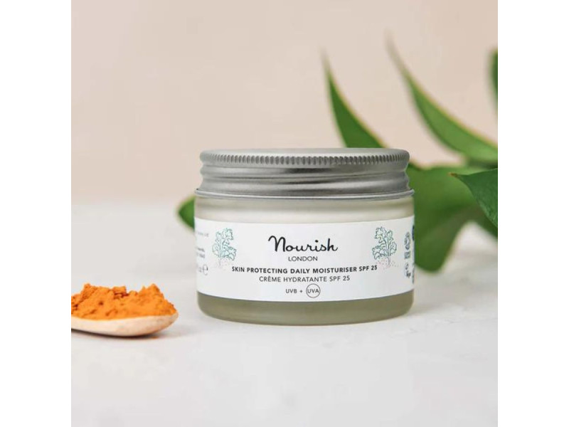 Nourish London Skin Protecting Daily Moisturiser SPF25 - Φυσική Ενυδατική Κρέμα Προσώπου Με SPF25