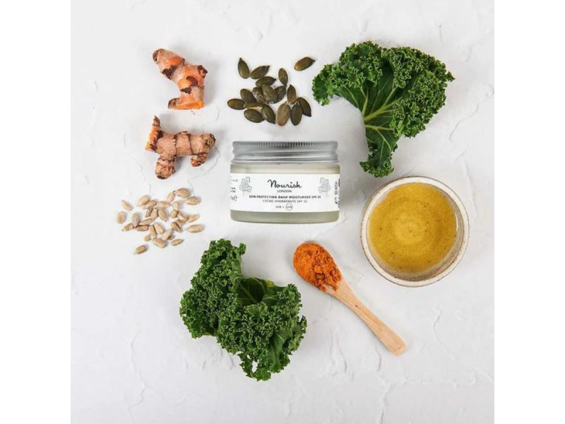 Nourish London Skin Protecting Daily Moisturiser SPF25 - Φυσική Ενυδατική Κρέμα Προσώπου Με SPF25