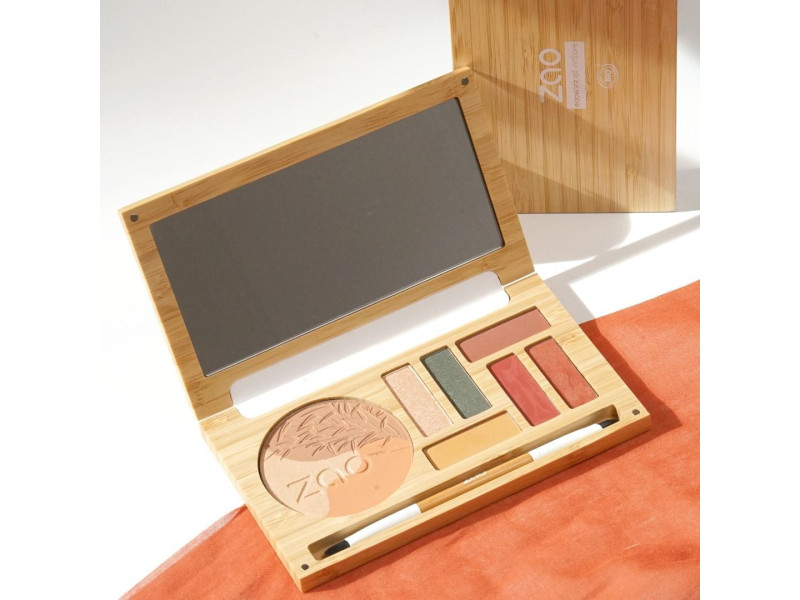 Zao Organic Terra Toscana Palette – Βιολογική πολυχρηστική παλέτα μακιγιάζ για πρόσωπο, μάτια & χείλη