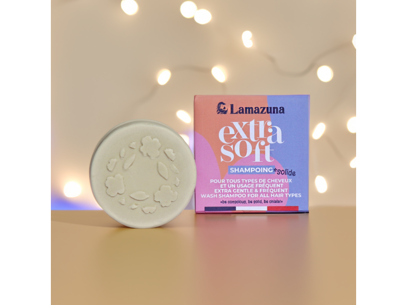 Lamazuna Solid Shampoo For All Hair Types Extra Soft - Φυσικό Στερεό Σαμπουάν για όλους τους Τύπους Μαλλιών