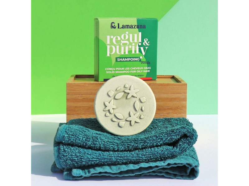 Lamazuna Solid Shampoo Oily Hair - Regul & Purify
