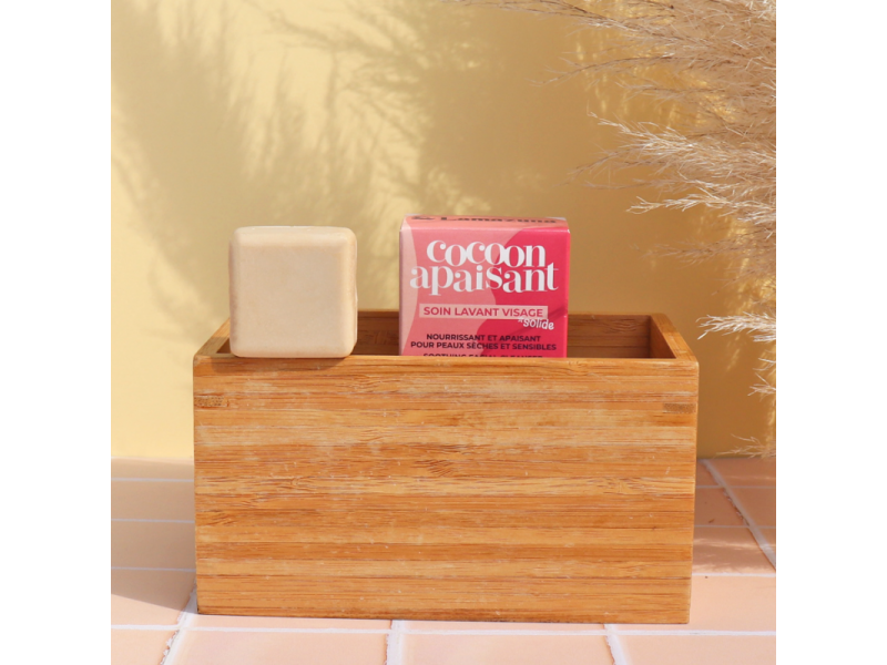 Lamazuna Solid Facial Cleanser Cocoon For Dry & Sensitive Skin – Φυσικό Στερεό Καθαριστικό Προσώπου Για Ξηρή & Ευαίσθητη Επιδερμίδα