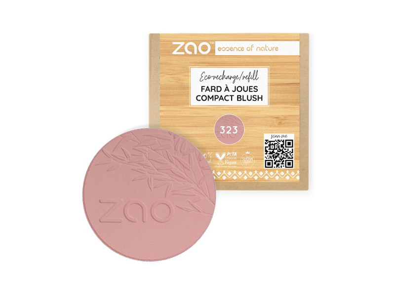 Zao Organic Compact Blush Refill– Βιολογικό compact ρουζ με φυσικό, φωτεινό αποτέλεσμα (Ανταλλακτικό)