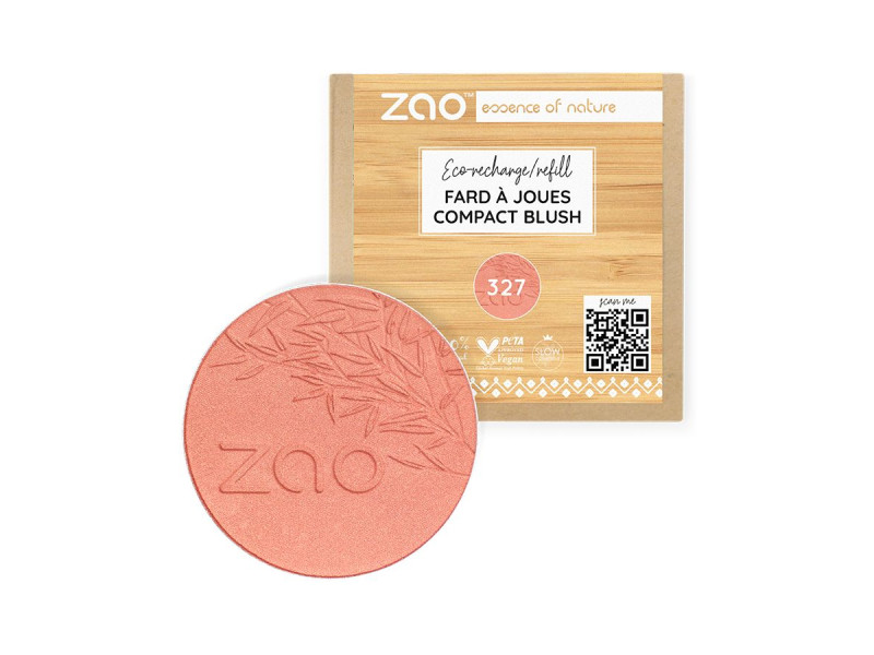Zao Organic Compact Blush Refill– Βιολογικό compact ρουζ με φυσικό, φωτεινό αποτέλεσμα (Ανταλλακτικό)