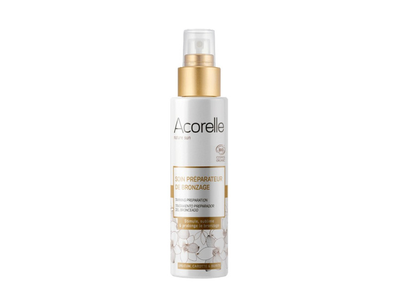 Acorelle Certified Organic Tanning Preparation Treatment - Βιολογική Φροντίδα Προετοιμασίας για Μαύρισμα, 100ml