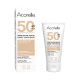Acorelle Certified Organic Tinted Face Sunscreen SPF 50 Light - Βιολογικό Αντηλιακό Προσώπου SPF50, Με Χρώμα, για Ανοιχτόχρωμη Επιδερμίδα, 50ml