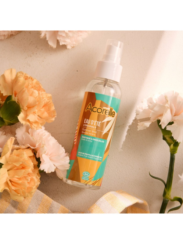 Acorelle Certified Organic Summer Mist "The Original" - Βιολογικό, Αρωματικό, Kαλοκαιρινό Body Mist, 100ml