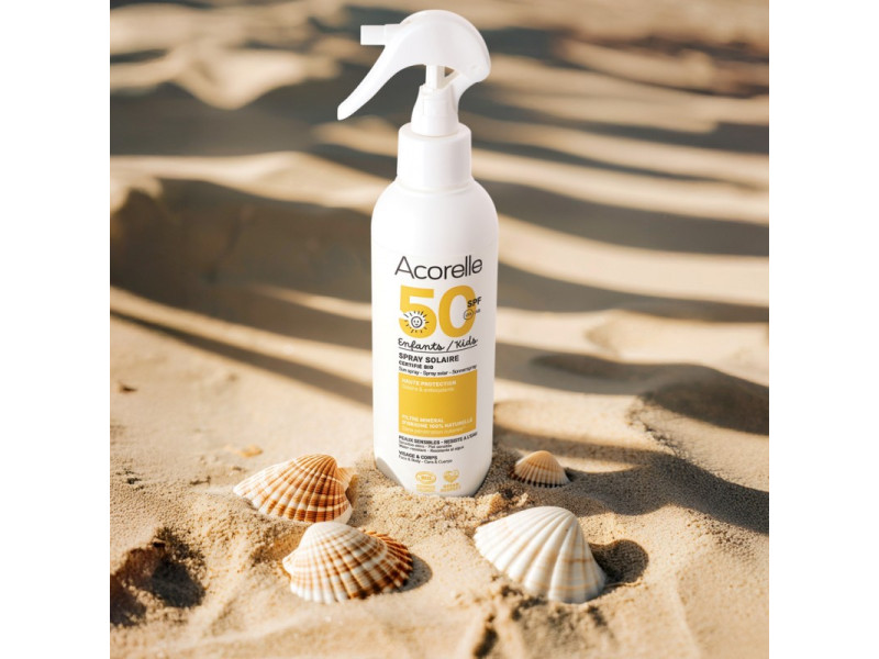 Acorelle Certified Organic Kids Sun Spray - Βιολογικό Αντηλιακό Σπρέι για Παιδιά SPF 50, 150ml