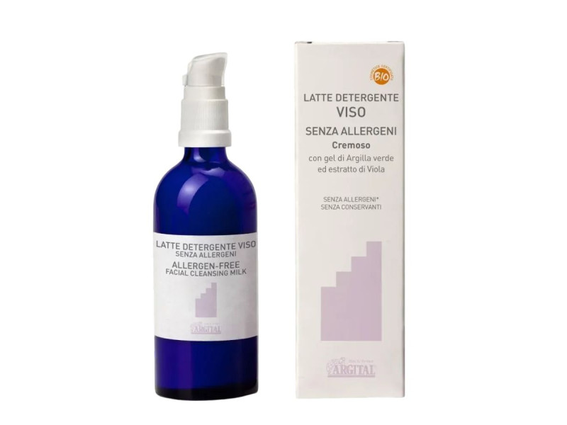 ARGITAL Allergen Free Cleansing Milk - Φυσικό Υποαλλεργικό Γαλάκτωμα Καθαρισμού Προσώπου, 100ml