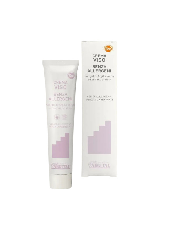ARGITAL Allergen Free Face Cream - Φυσική Υποαλλεργική Κρέμα Προσώπου για Ευαίσθητη Επιδερμίδα, 50ml