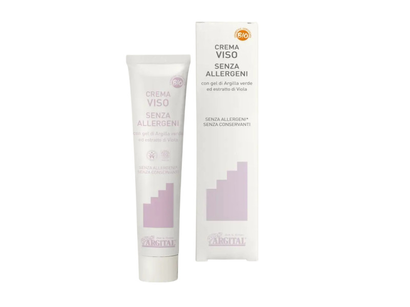 ARGITAL Allergen Free Face Cream - Φυσική Υποαλλεργική Κρέμα Προσώπου για Ευαίσθητη Επιδερμίδα, 50ml