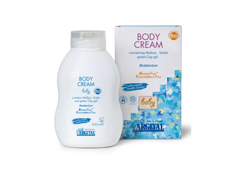 ARGITAL Baby Body Cream – Φυσική Κρέμα Σώματος για Μωρά & Παιδιά, 250ml