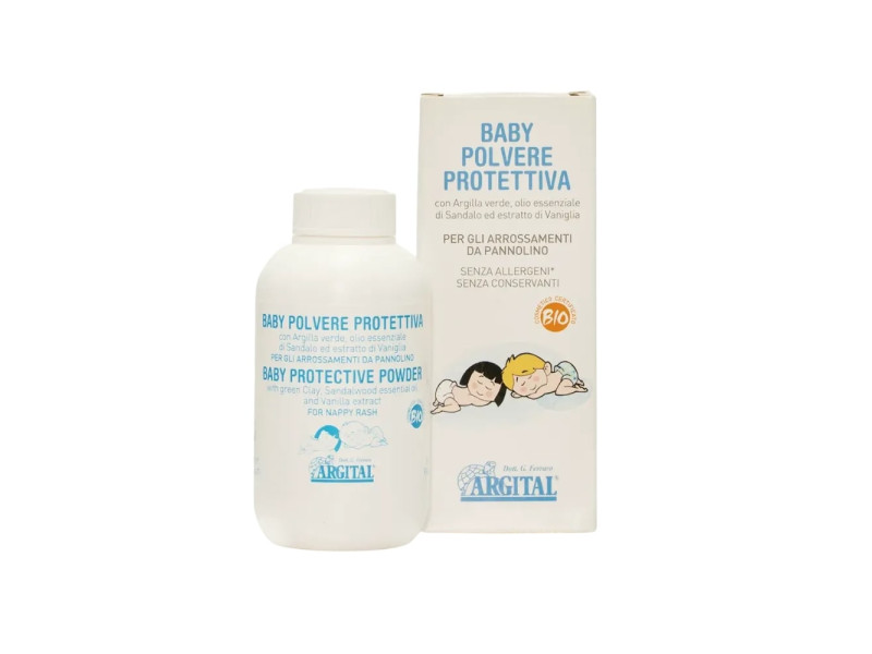 ARGITAL Baby Line Protective Powder – Φυσική Προστατευτική Πούδρα για Μωρά, 60gr
