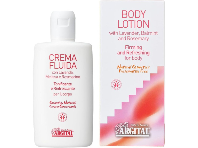 ARGITAL Fluid Cream – Φυσική Τονωτική & Δροσιστική Κρέμα Σώματος, 200 ml