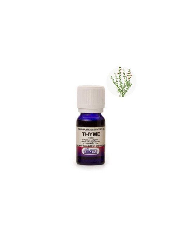 ARGITAL Essential Oil Thyme – Φυσικό Καθαριστικό Αιθέριο Έλαιο Θυμαριού για Κυτταρίτιδα, Πιτυρίδα & Καθαρισμό, 10 ml