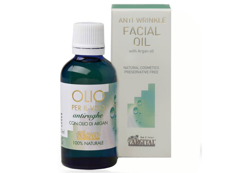 ARGITAL Anti-Wrinkle Facial Oil – Φυσικό Αντιρυτιδικό Έλαιο Προσώπου με Έλαιο Argan, 50 ml
