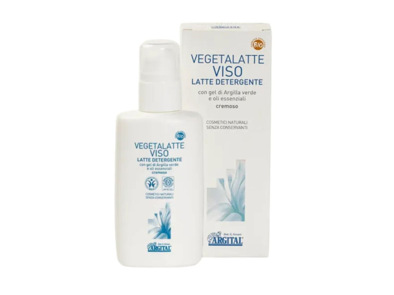 ARGITAL Vegetalatte Cleansing Milk – Φυσικό Γαλάκτωμα Καθαρισμού Προσώπου για Όλους τους Τύπους Δέρματος, 200 ml