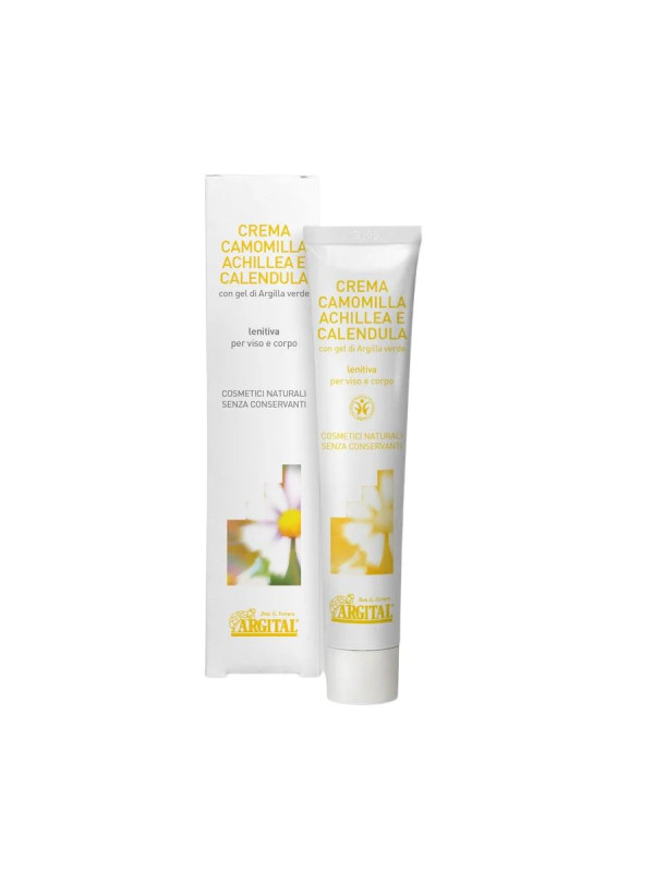 ARGITAL Soothing Cream with Chamomile, Yarrow and Calendula - Φυσική Καταπραϋντική Κρέμα με Χαμομήλι, Καλέντουλα & Yarrow, 50ml
