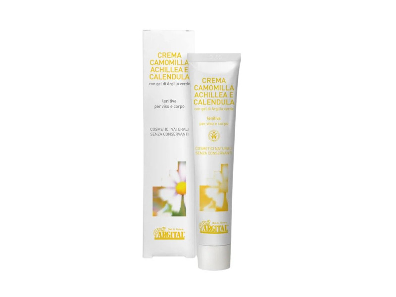 ARGITAL Soothing Cream with Chamomile, Yarrow and Calendula - Φυσική Καταπραϋντική Κρέμα με Χαμομήλι, Καλέντουλα & Yarrow, 50ml