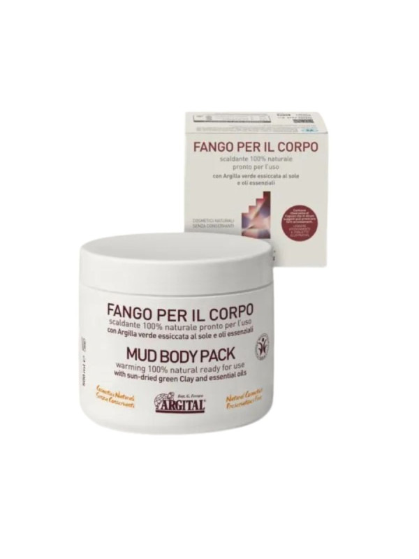 ARGITAL Warming Mud For the Body - Φυσική Θερμαντική Μάσκα Σώματος για Ανακούφιση Μυών & Αρθρώσεων, 500gr