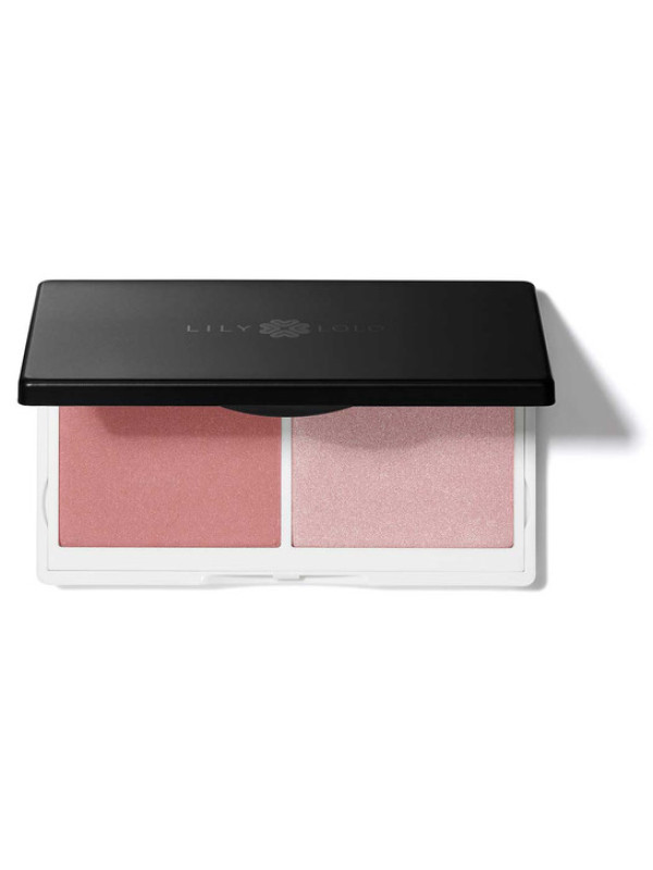Lily Lolo Naked Pink Cheek Duo – Διπλό ρουζ & highlighter σε συμπαγή μορφή, ροζ