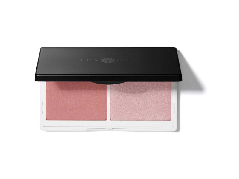 Lily Lolo Naked Pink Cheek Duo – Διπλό ρουζ & highlighter σε συμπαγή μορφή, ροζ