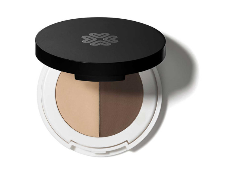 Lily Lolo Eyebrow Duo – Σκιά & κερί φρυδιών σε συμπαγή μορφή