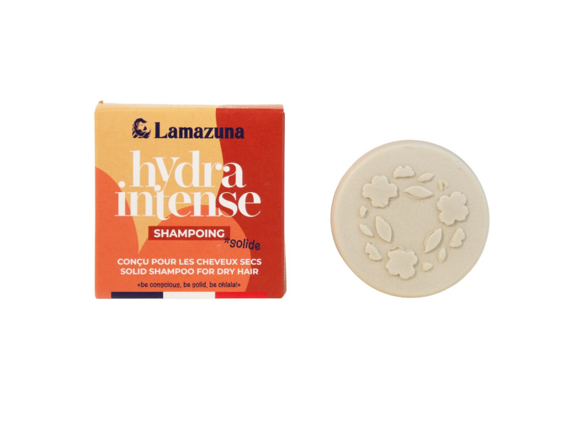 Lamazuna Solid Shampoo Hydra Intense For Dry Hair - Φυσικό Στερεό Σαμπουάν για Ξηρά Μαλλιά με Παρθένο Έλαιο Καρύδας