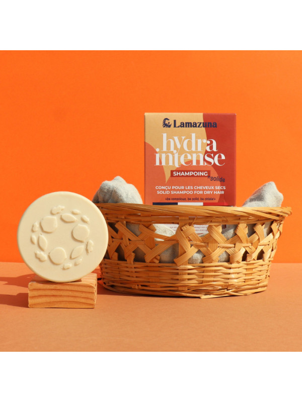 Lamazuna Solid Shampoo Hydra Intense For Dry Hair - Φυσικό Στερεό Σαμπουάν για Ξηρά Μαλλιά με Παρθένο Έλαιο Καρύδας