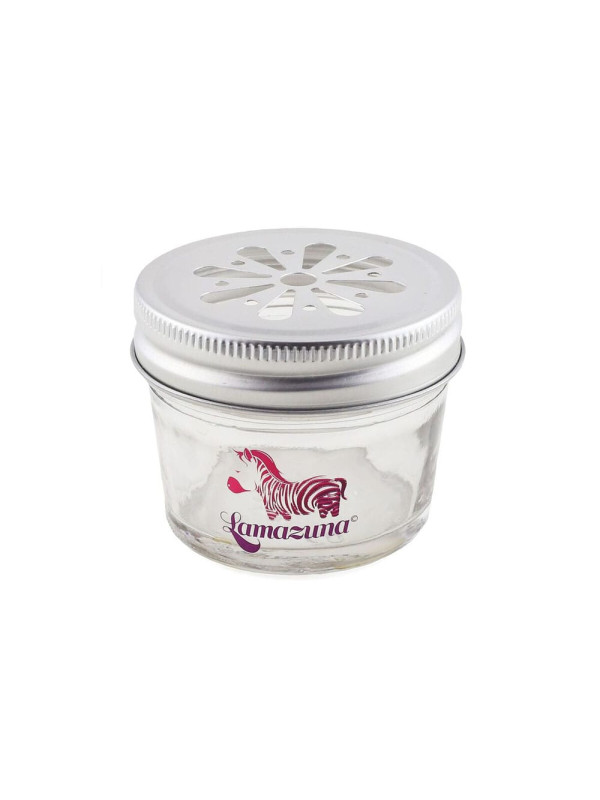 Lamazuna Glass Jar With Perforated Lid – Γυάλινο Βαζάκι Για Στερεά Καλλυντικά Με Διάτρητο Καπάκι